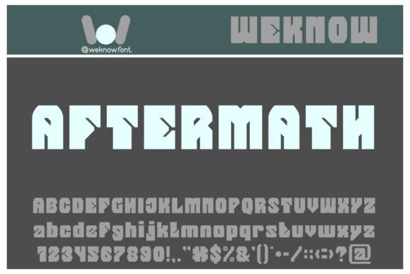 Aftermath: A Display Font That Fits the Rhythm of Modern Campaigns
