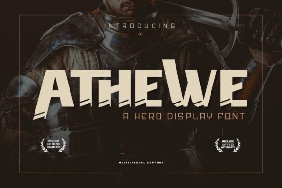 Athewe: A Bold Font for Digital Branding