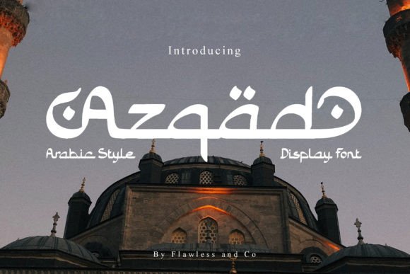 Azqad: A Modern Arabic-Style Font for Branding
