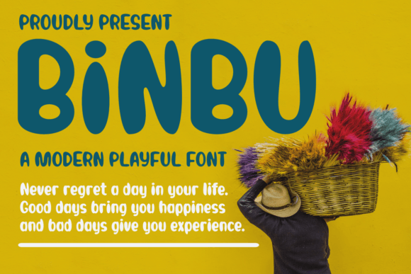 Binbu: A Playful Display Font for Creative Crafters