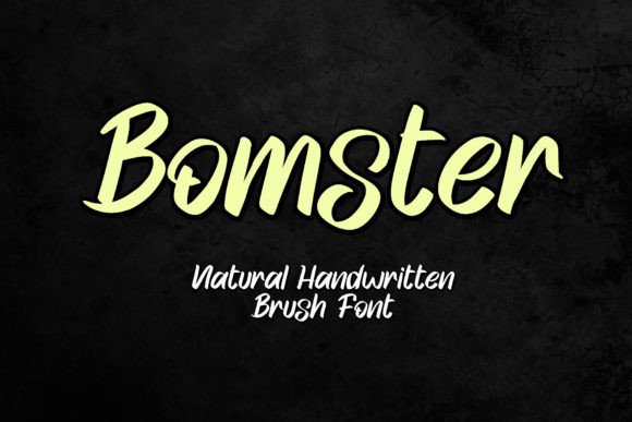 Bomster: A Handwritten Font That Elevates Branding