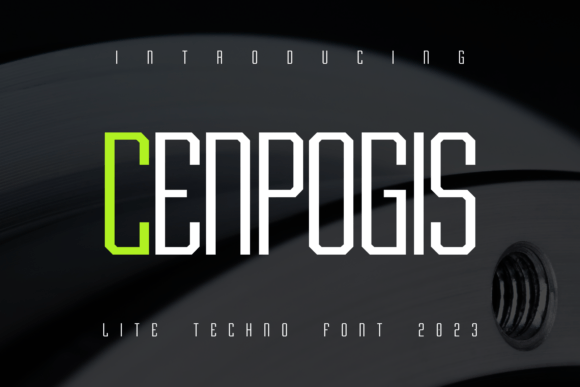 Cenpogis Font for Impactful Campaign Design