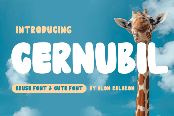 Cernubil: The Joyful Display Font for Memorable Digital Content