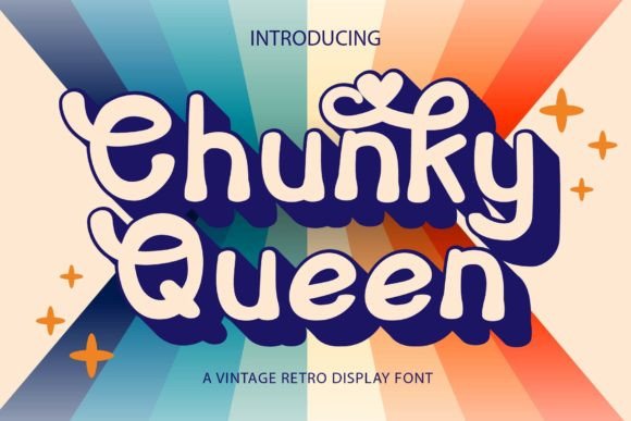 Chunky Queen: A Vintage Touch for Modern Web Design