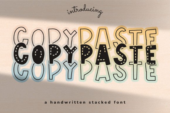 Copy Paste: A Font That Adds Personality to Digital Design