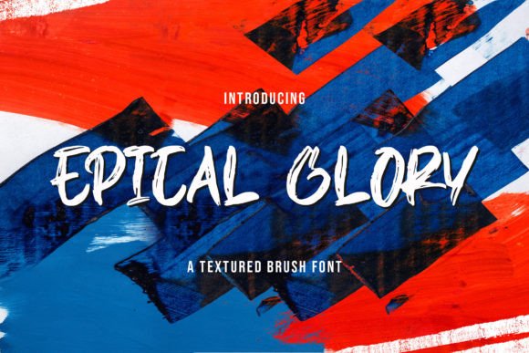 Epical Glory: A Stylish Display Font for Handmade Creations