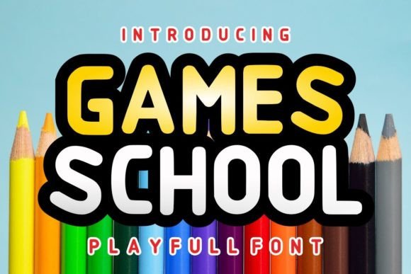 Games School: A Bold Typeface for Dynamic Branding