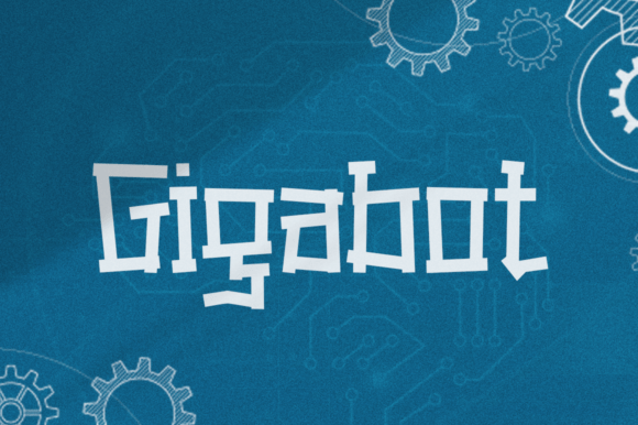 Gigabot: A Font That Adds Tech-Forward Flair to Your Brand