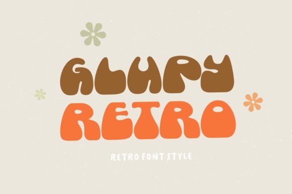 Glupy Retro Font for Handmade Creations