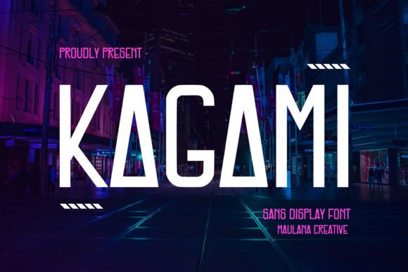 Kagami: A Modern Sans Serif Font for Digital Design