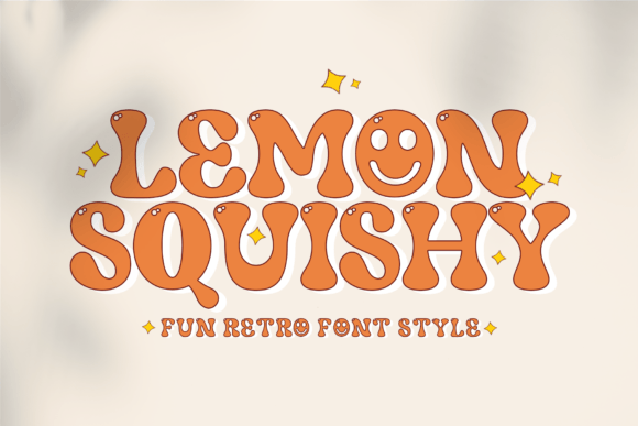 Lemon Squishy: A Playful Display Font for Editorial Design