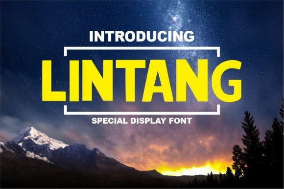 Lintang: A Font That Speaks to the Heart of Handmade Design