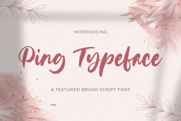 Ping Typeface for Editorial Design and Branding