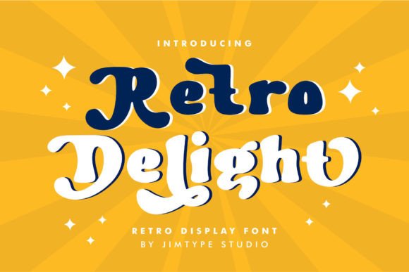 Retro Delight: A Font That Brings Nostalgia to Modern Design