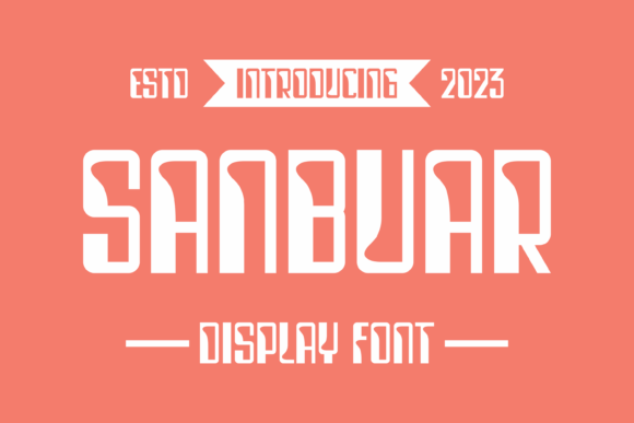 Sanbuar: A Bold Serif Font for Web Design