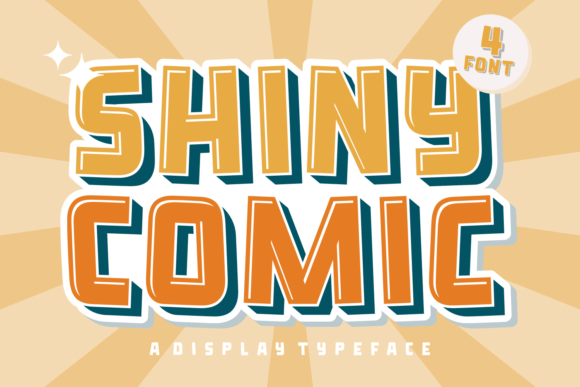 Shiny Comic: A Playful Display Font for Editorial Design