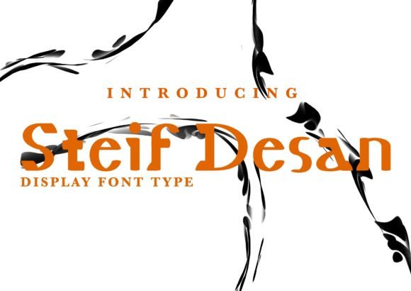 Steif Desan: A Professional Display Font for Small Business Branding