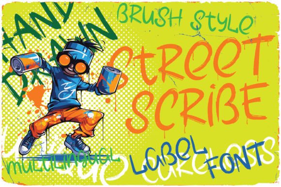 Street Scribe: A Joyful Display Font for Creative Projects