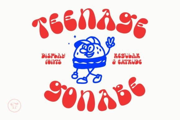 Teenage Gonabe: A Groovy Font for Bold Campaigns