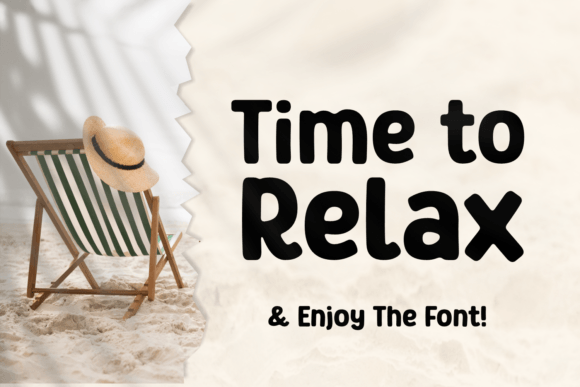 Time to Relax: A Font That Speaks Calm