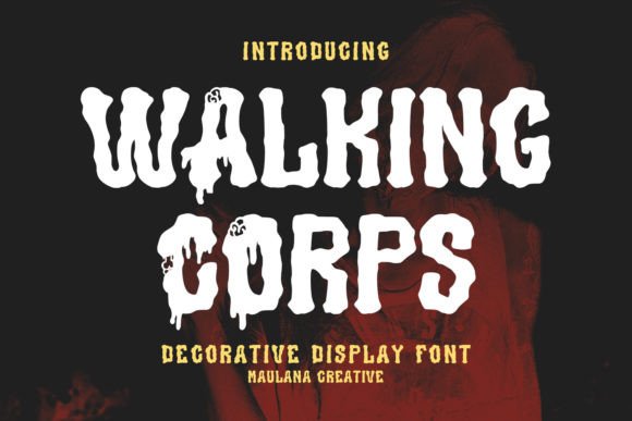 Walking Corps: A Font That Elevates Horror-Inspired Design