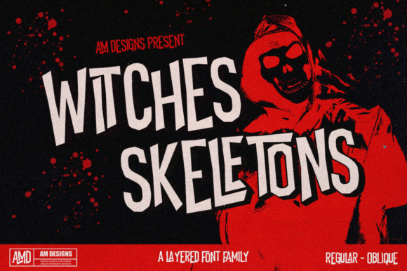 Witches Skeletons: A Font for the Bold and the Curious