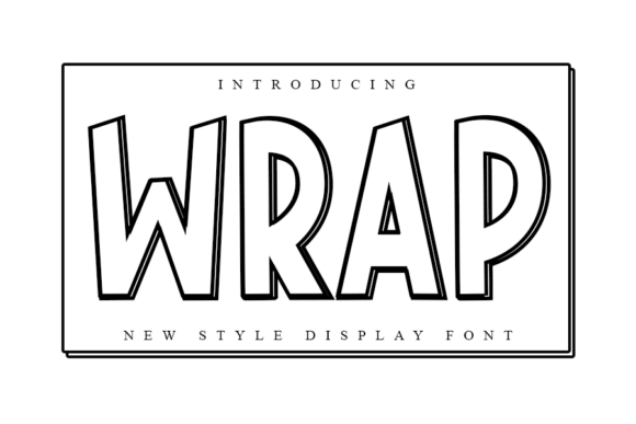 Wrap Font: A Modern Display Typeface for Campaign Creativity